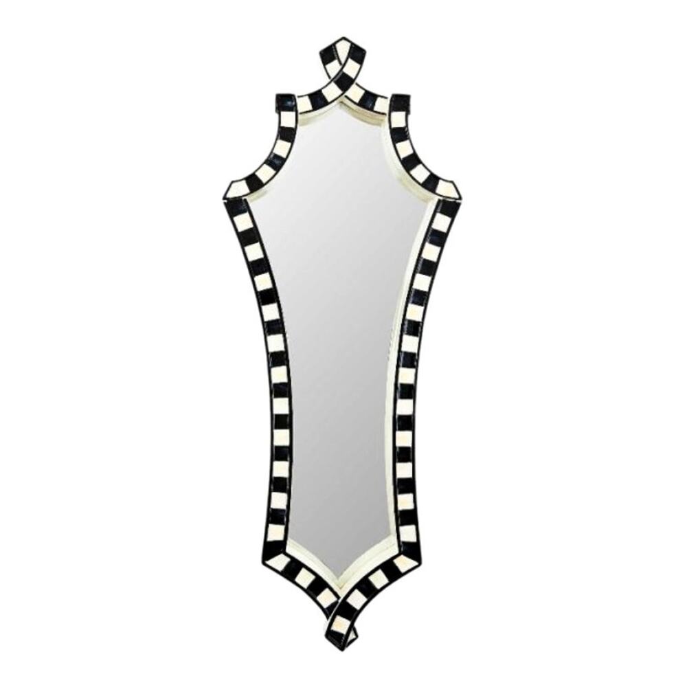 NEW Mackenzie-Childs Courtly Check Wall Mirror 20x8